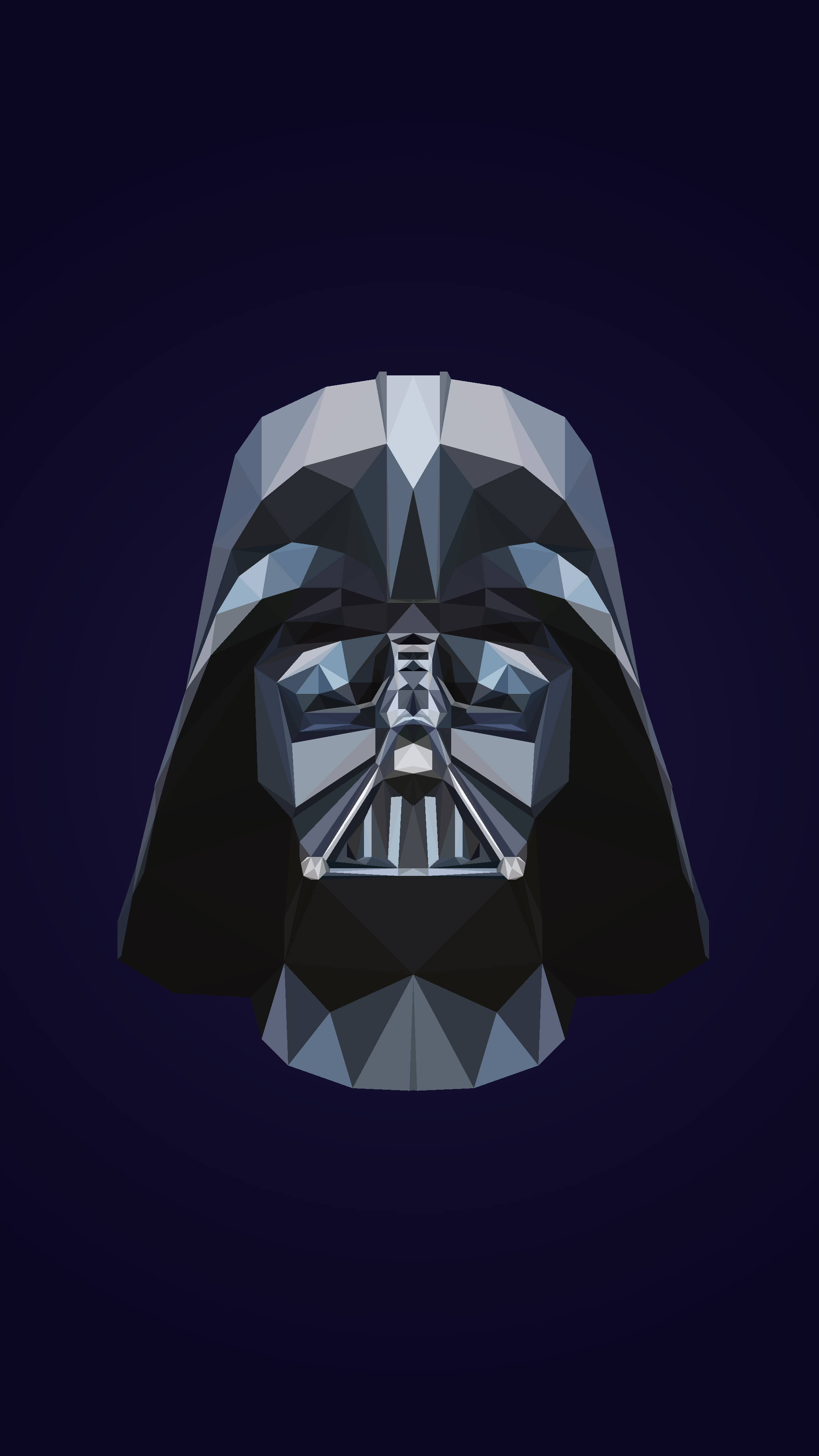 Ultra HD 4K Image for Mobile darth vader low poly phone ...